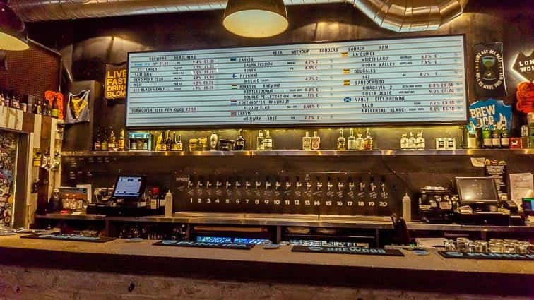 Eten en drinken in Edinburgh: Brewdog Edinburgh