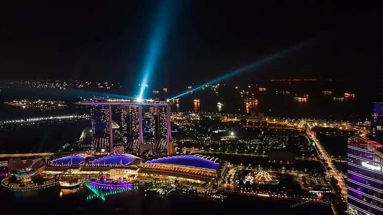 Gardens by the Bay lichtshow