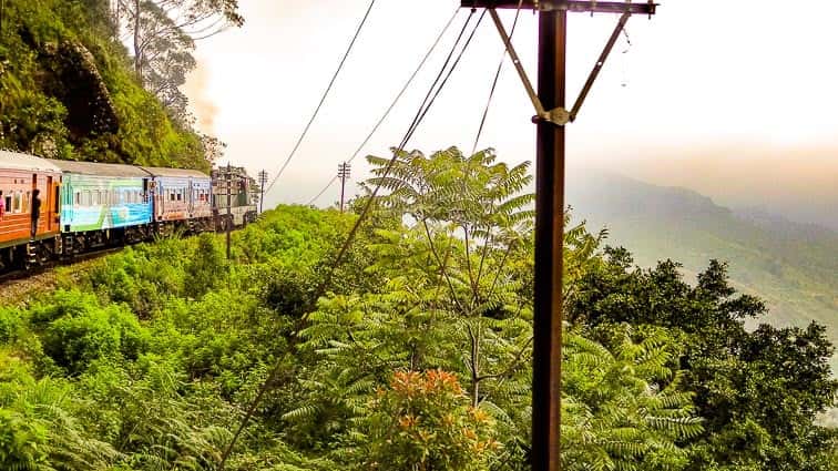 Reizen met de trein Sri Lanka