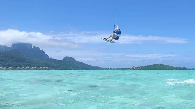 Kiten in Frans Polynesië