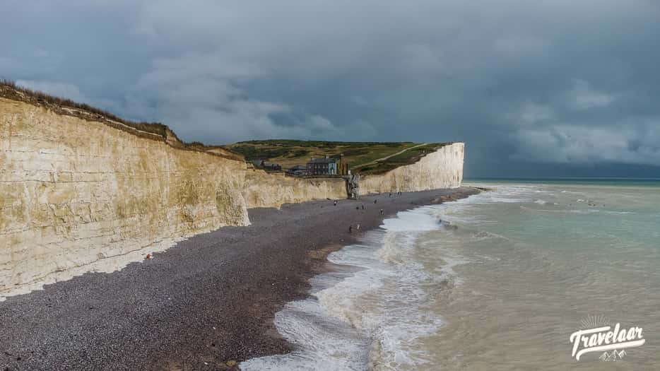 De Seven Sisters krijtrotsen in Zuid-Engeland