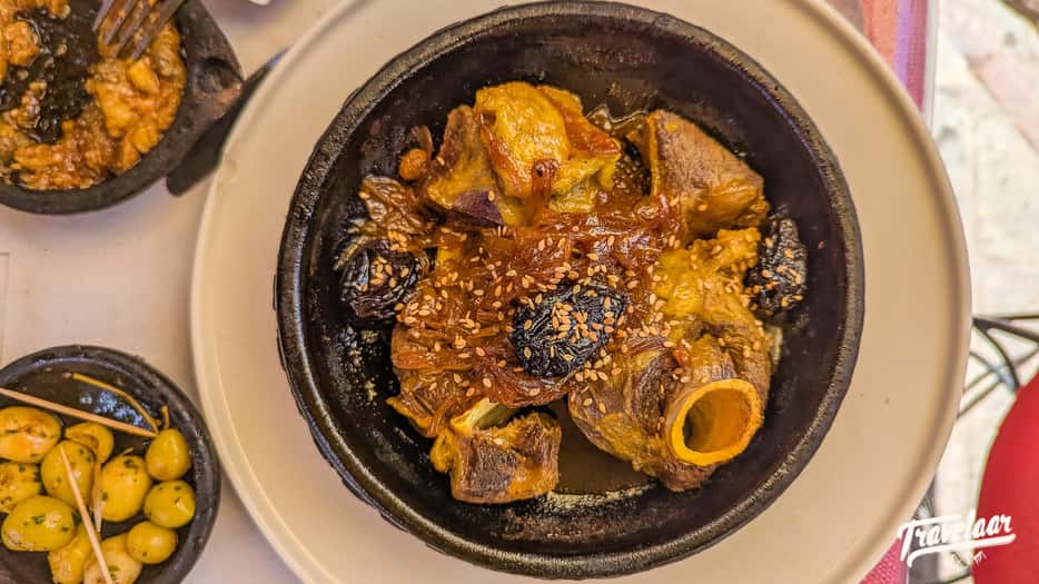 Tajine met lam en pruimen