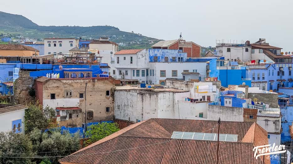 Uitzicht Cafe Clock Chefchaouen