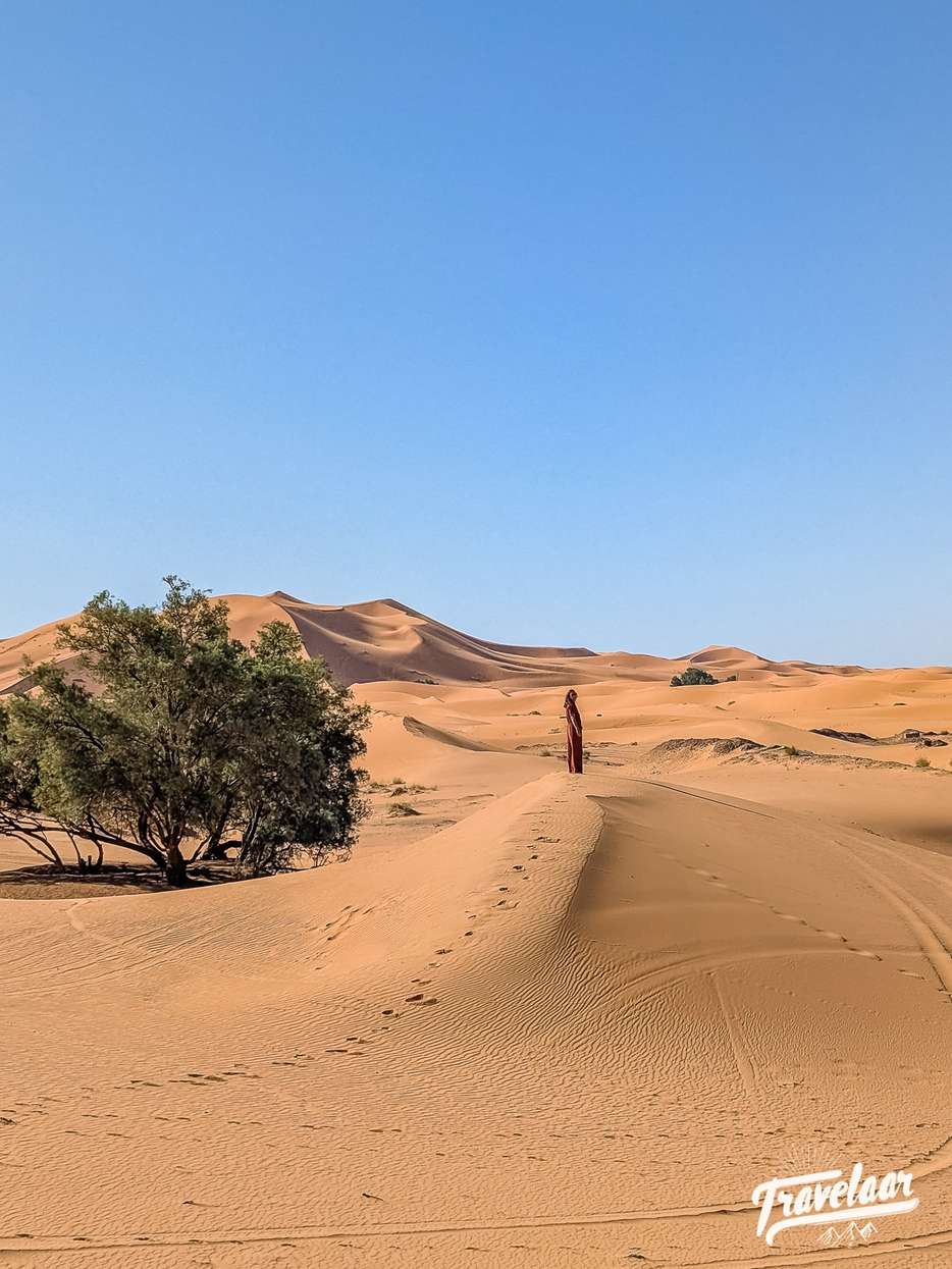 Merzouga bezoeken in de woestijn in Marokko