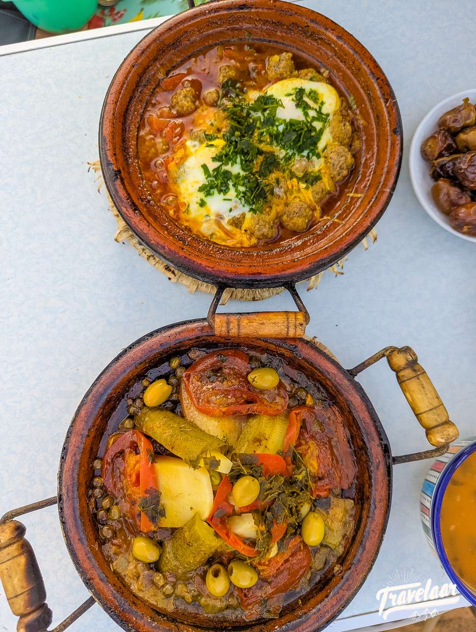 Eten Auberge les Roches Merzouga