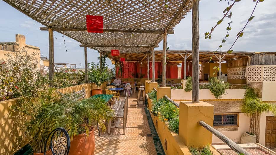 Dakterras Fondouk Bazaar in Fez