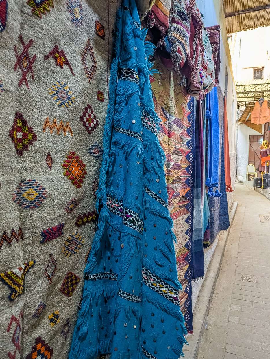 Tapijten kopen in Fez