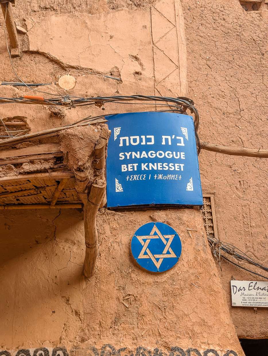 Synagoge in Ouarzazate in Marokko 