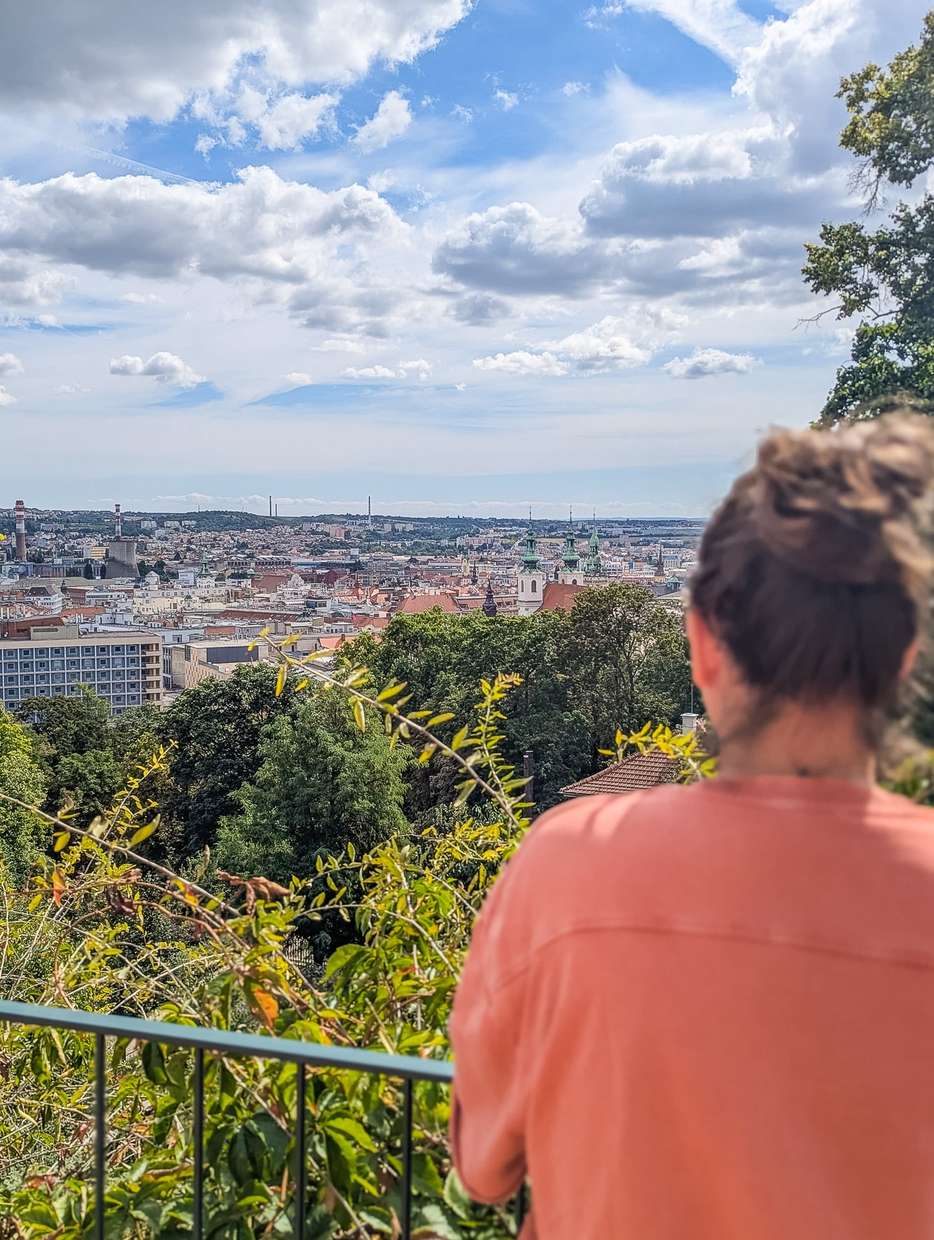 Uitzicht vanaf Kasteel Špilberk in Brno