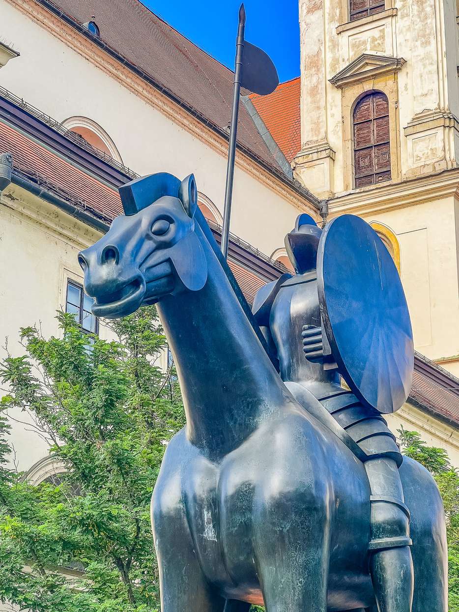 Standbeeld van Jobst in Brno