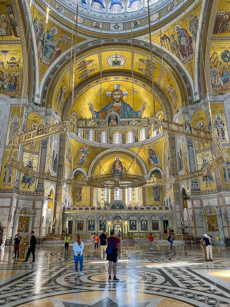 Kathedraal van de Heilige Sava Belgrado fresco's