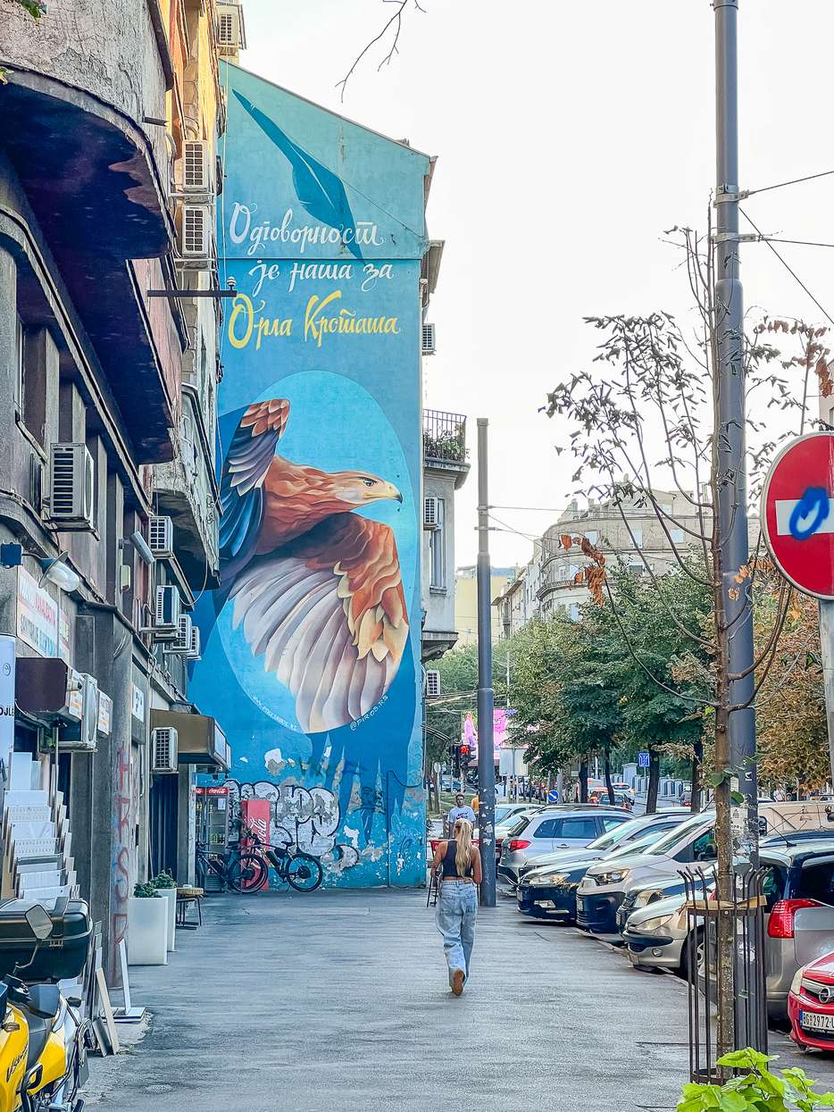 Street art in Belgrado