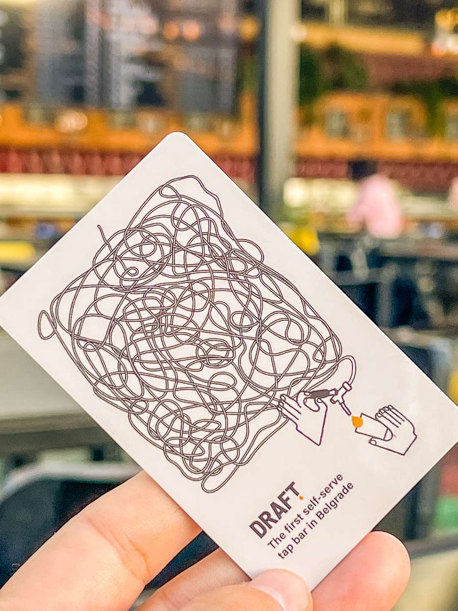 Bierkaart Beer Draft Belgrado