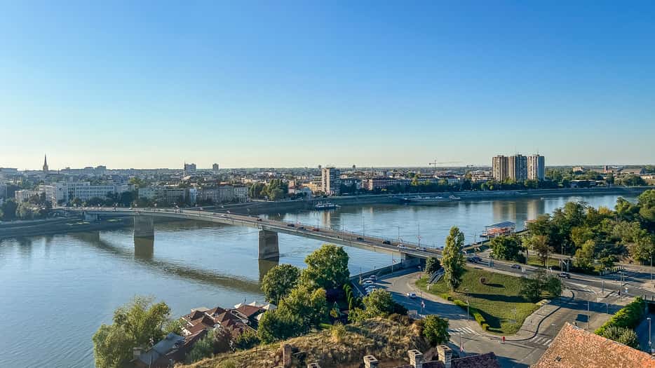 Uitzicht over Novi Sad