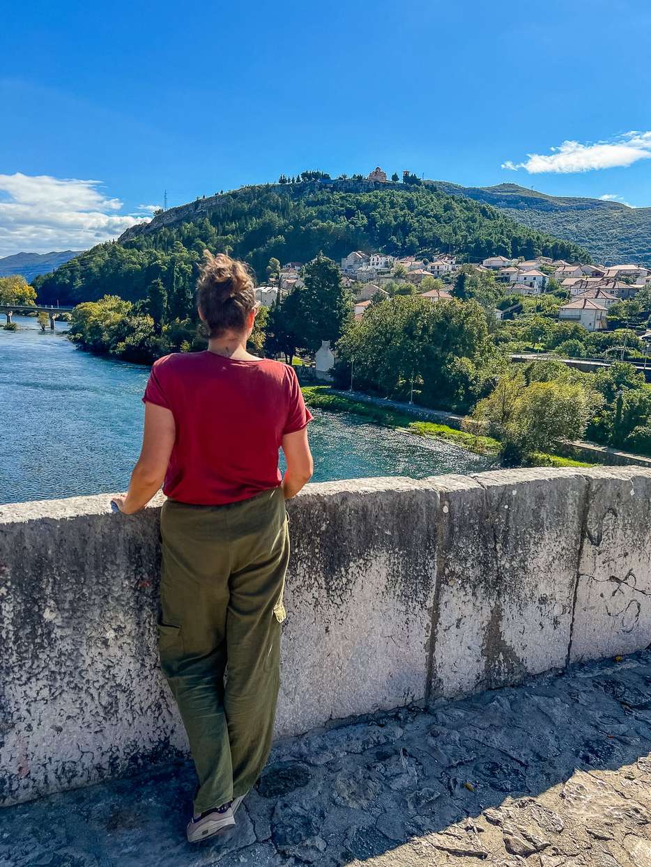 Vanaf de brug in Trebinje