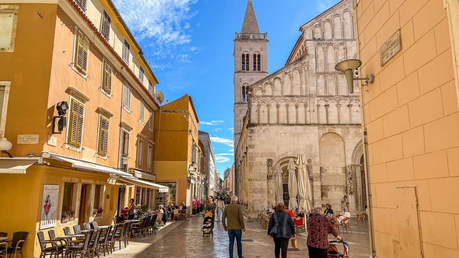Wandel door het centrum van Zadar