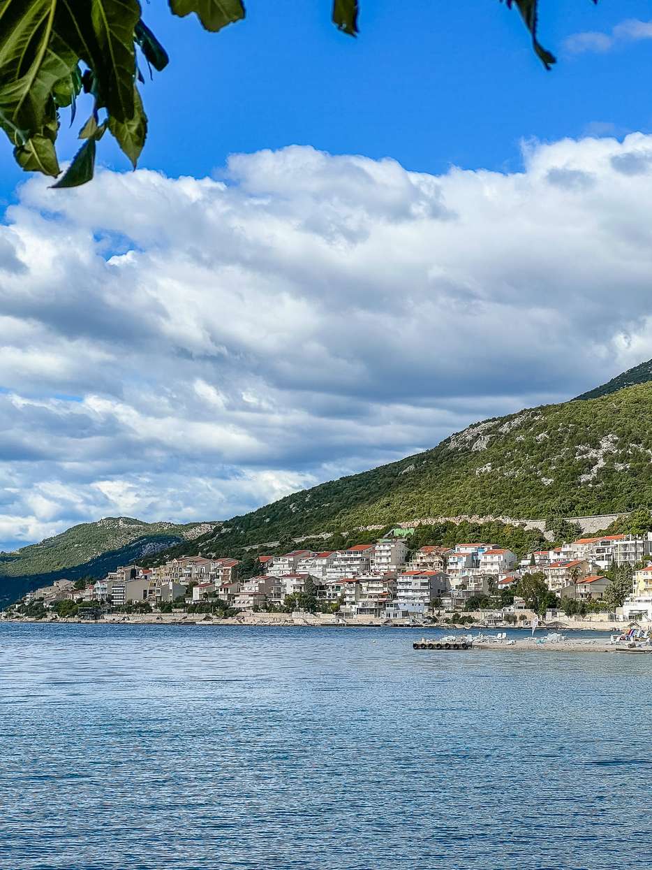 Badplaats Neum in Bosnië en Herzegovina 