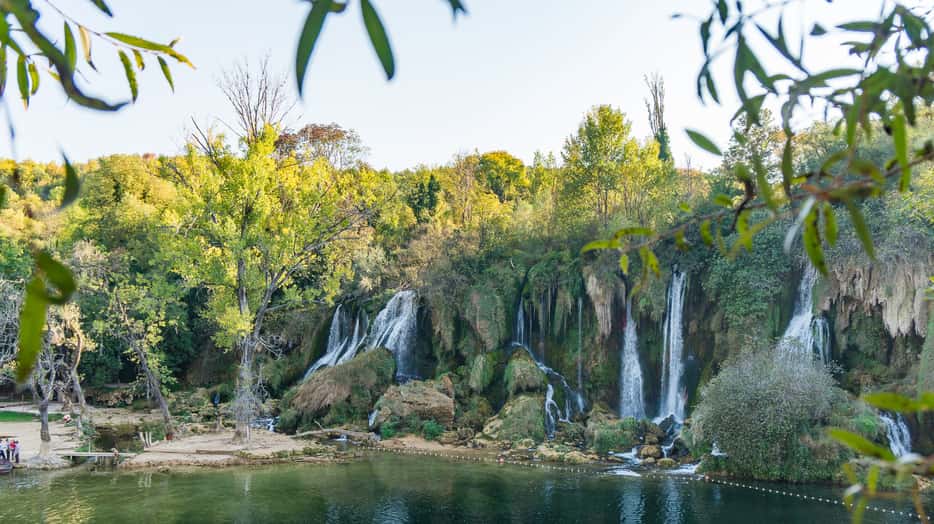 Bezienswaardigheden in Bosnië en Herzegovina - Kravica watervallen