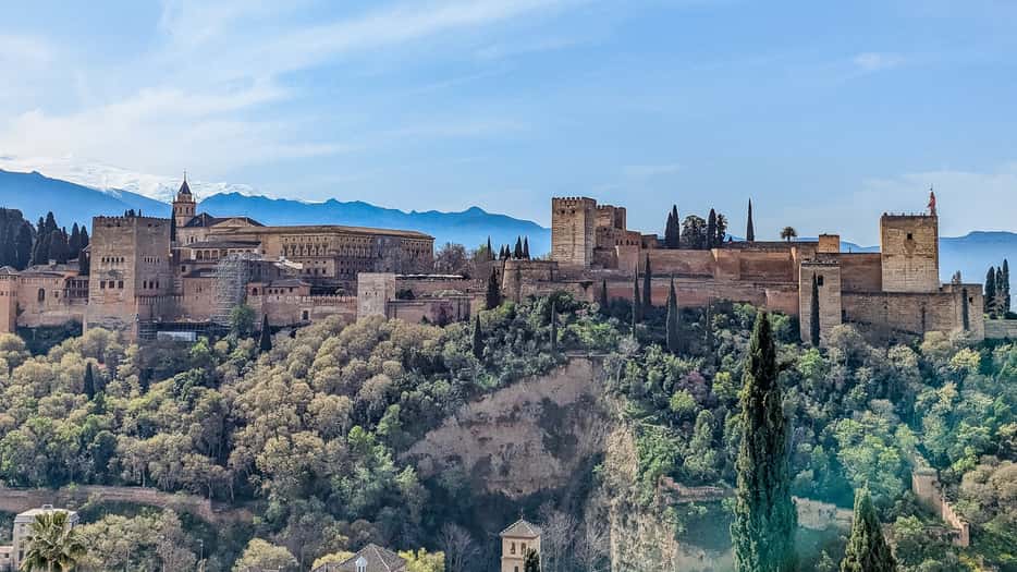 Het Alhambra in Granada