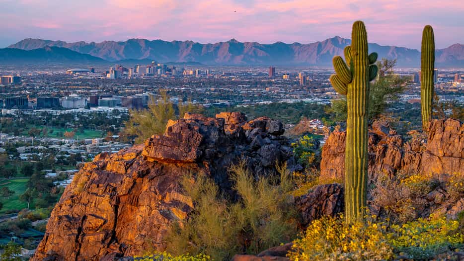 Piestewa Peak at sunrise