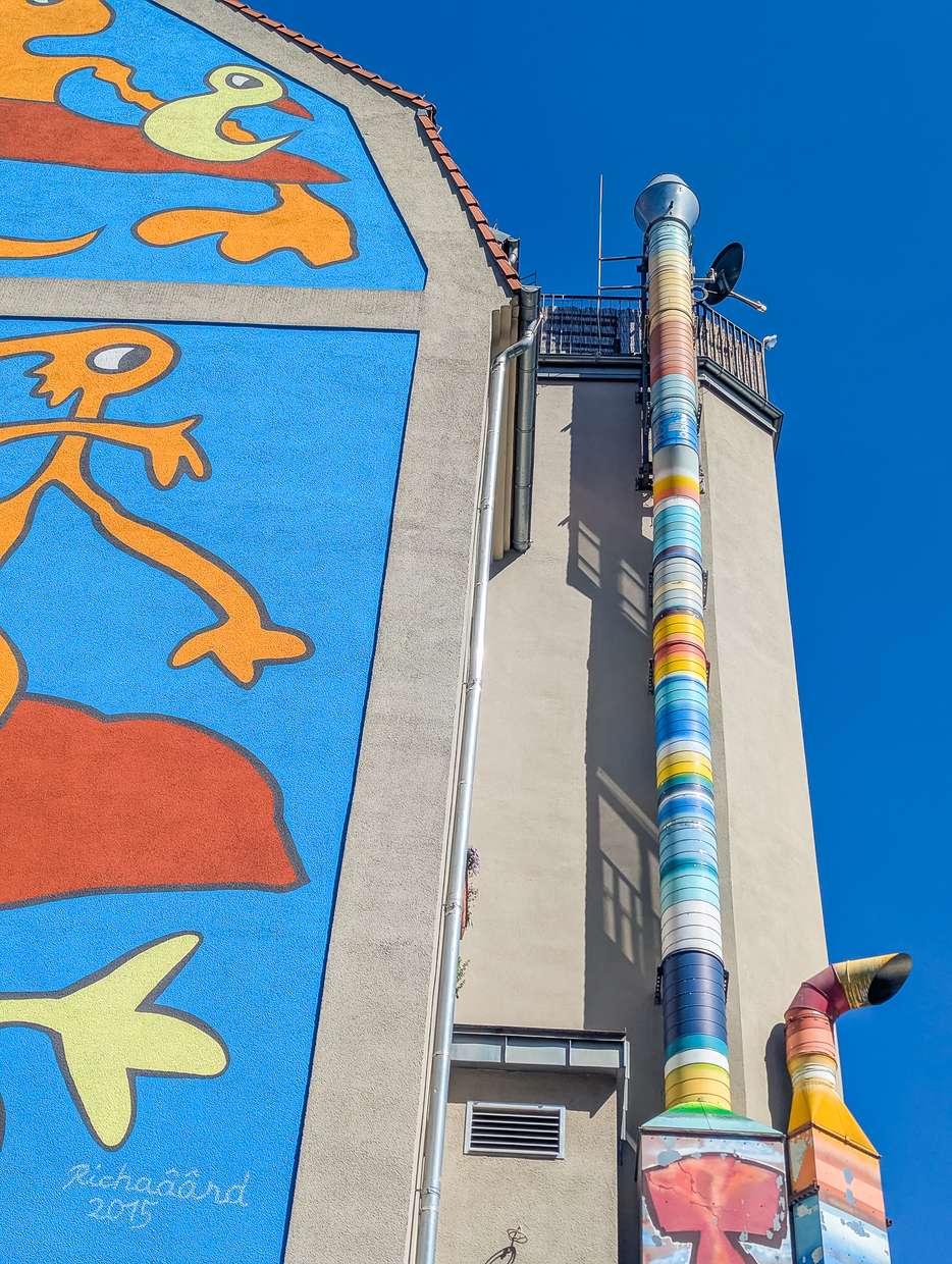 Street art in Neustadt Dresden