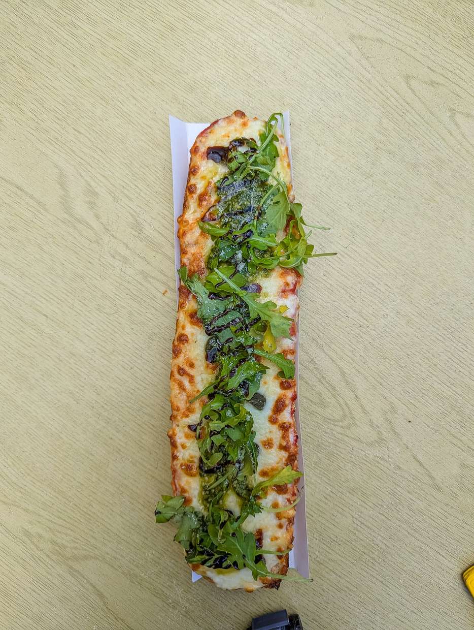 Zapiekanka eten in Krakau