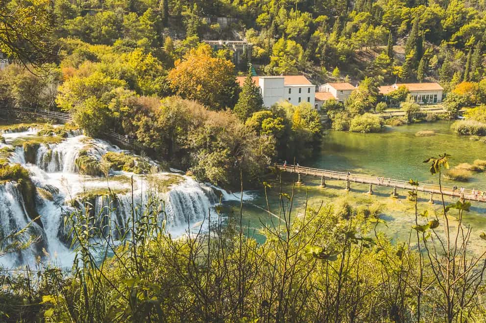 Krka watervallen