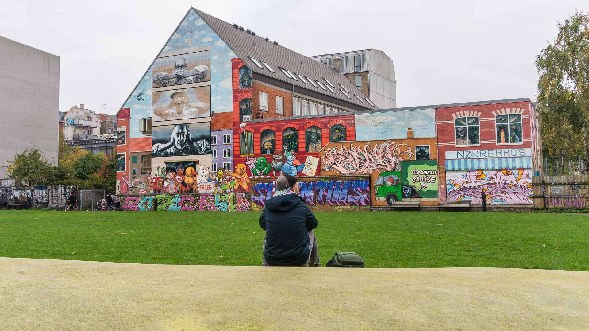 Street art in Norrerbo Kopenhagen