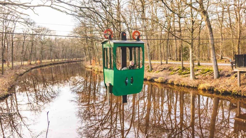Wandelen door de Ter Apelderbossen & de kabelbaan van Ter Apel