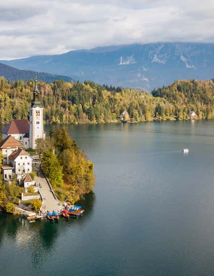 Meer van Bled in Slovenië