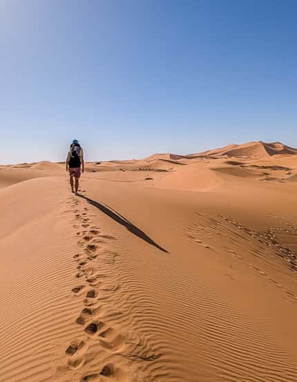 Sahara woestijn in Marokko (Merzouga)