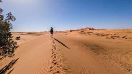 Sahara woestijn in Marokko (Merzouga)