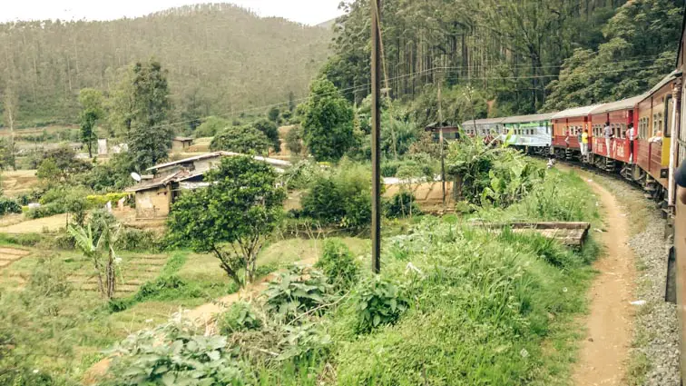 Reizen met de trein door Sri Lanka - Trein Kandy Ella