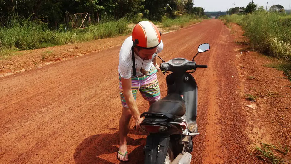 Scooter huren in Cambodja