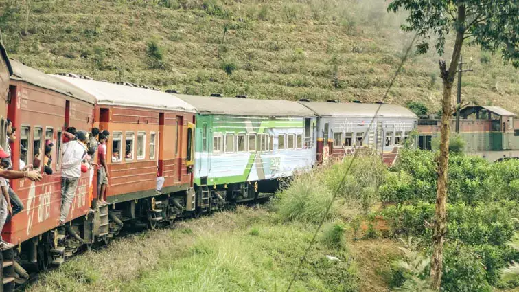 Reizen met de trein door Sri Lanka - Trein Ella naar Kandy