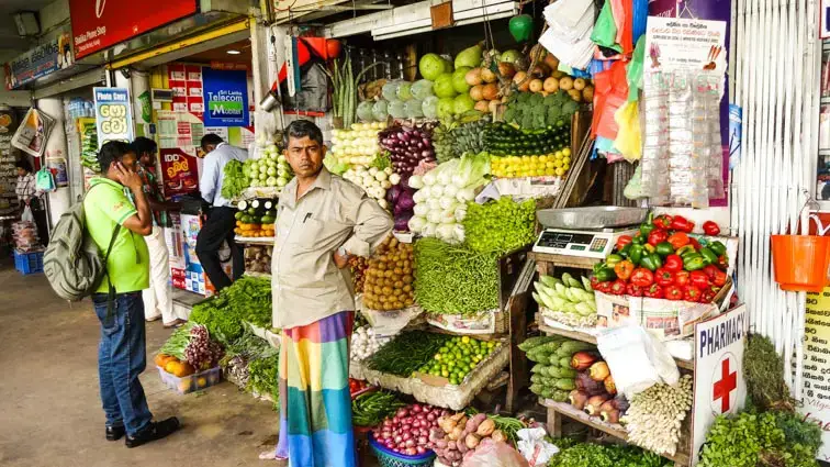 Lokale markt Kandy