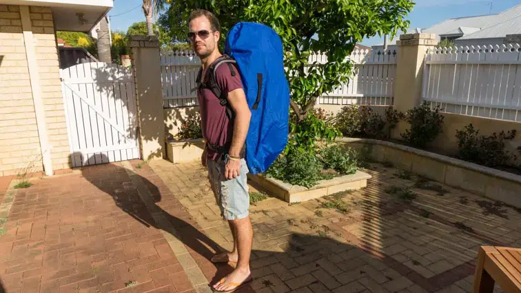 voorbereidingen voor een wereldreis - backpack