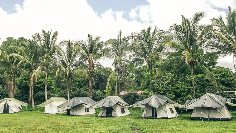 kamperen op de galapagos eilanden