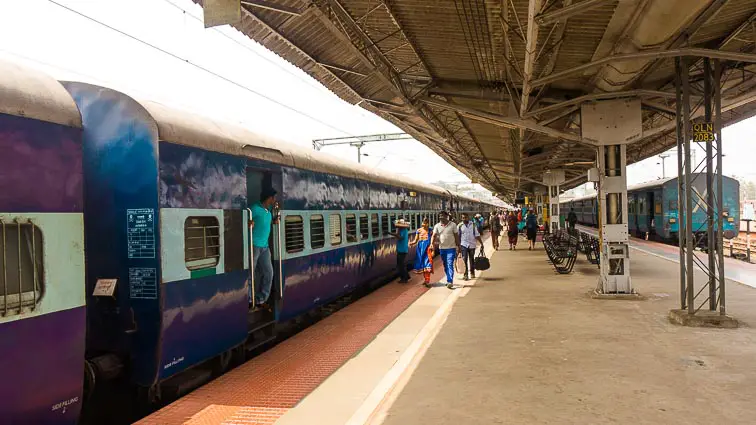 Reizen met de trein in Kerala