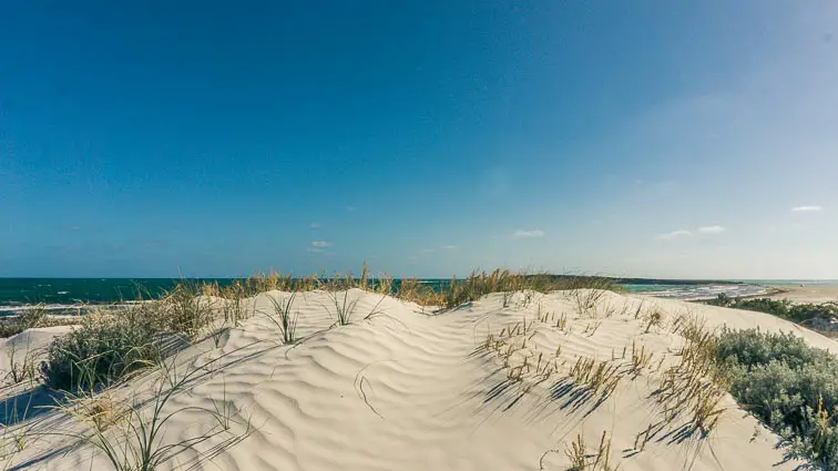 West Australië bezienswaardigheden: Lancelin Sand dunes