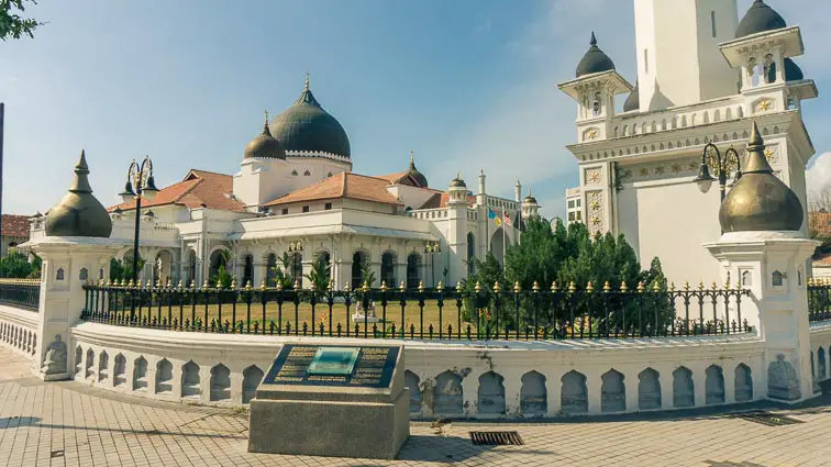 Bezienswaardigheden Penang. Moskee