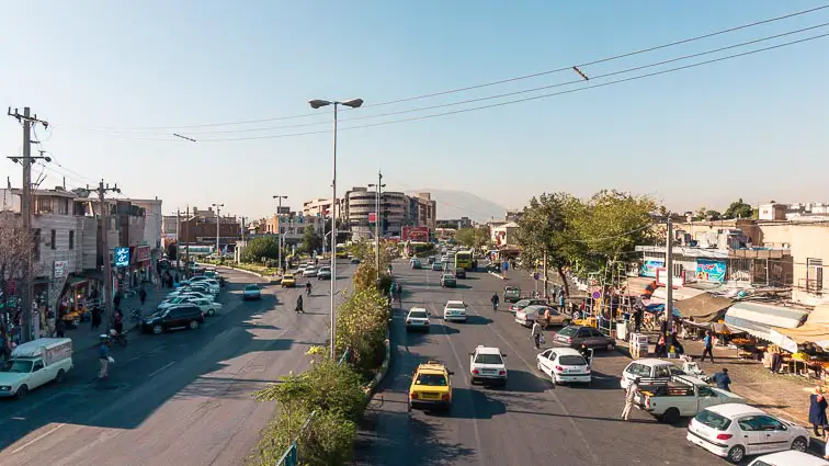 Verkeer in Teheran
