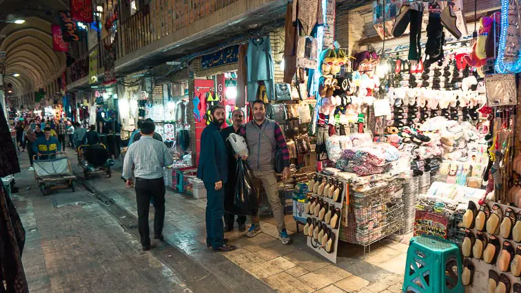 Teheran bezienswaardigheden Iran: De bazaar van Teheran