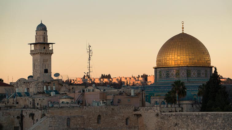 Israël route: Jeruzalem