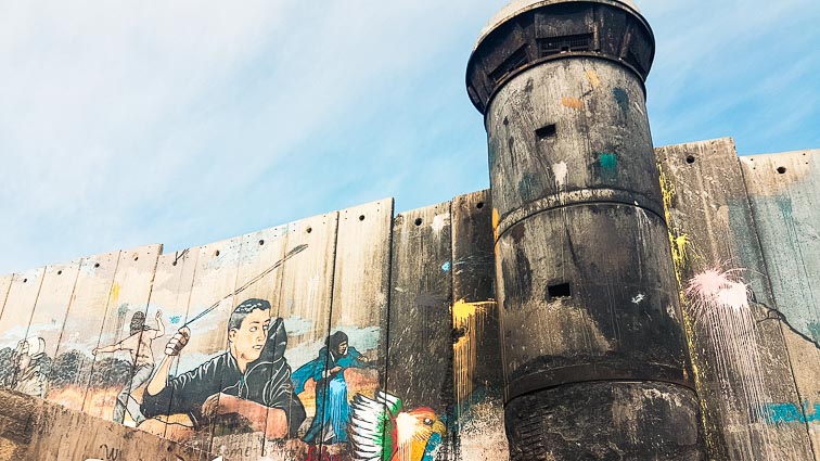 De muur tussen Palestina en Israël