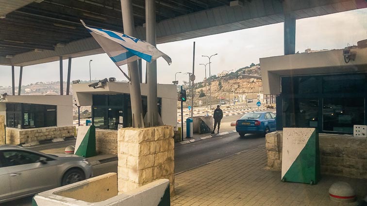 Checkpoint 301 tussen Israël en Palestina