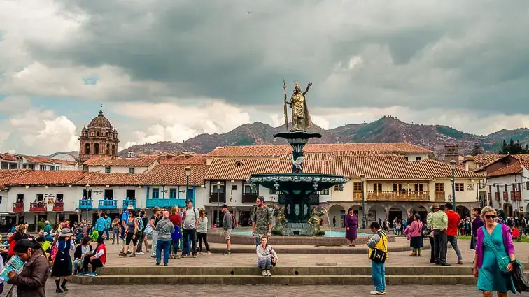 Reisroute door Peru. Cusco