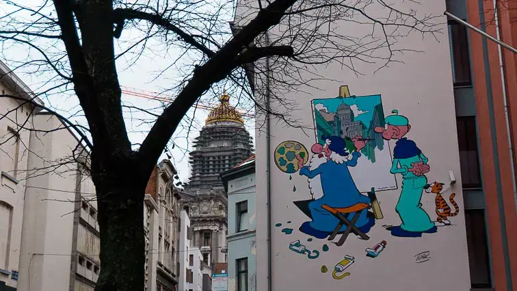 Street art Brussel - Striptour