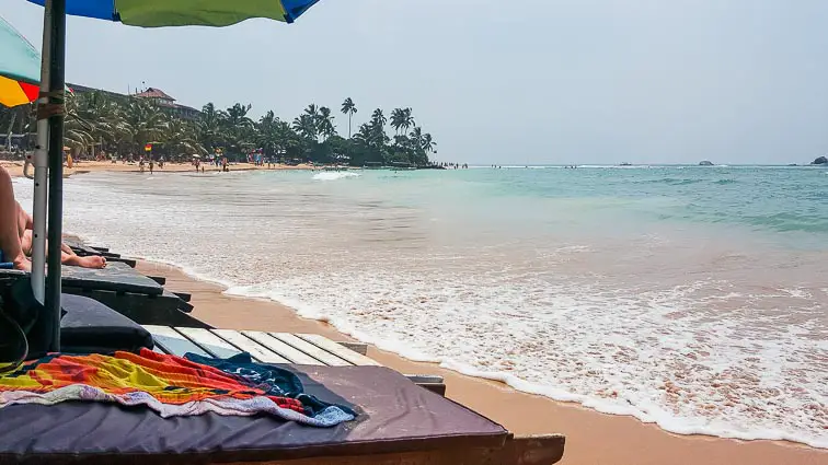 Strand Hikkaduwa Sri Lanka