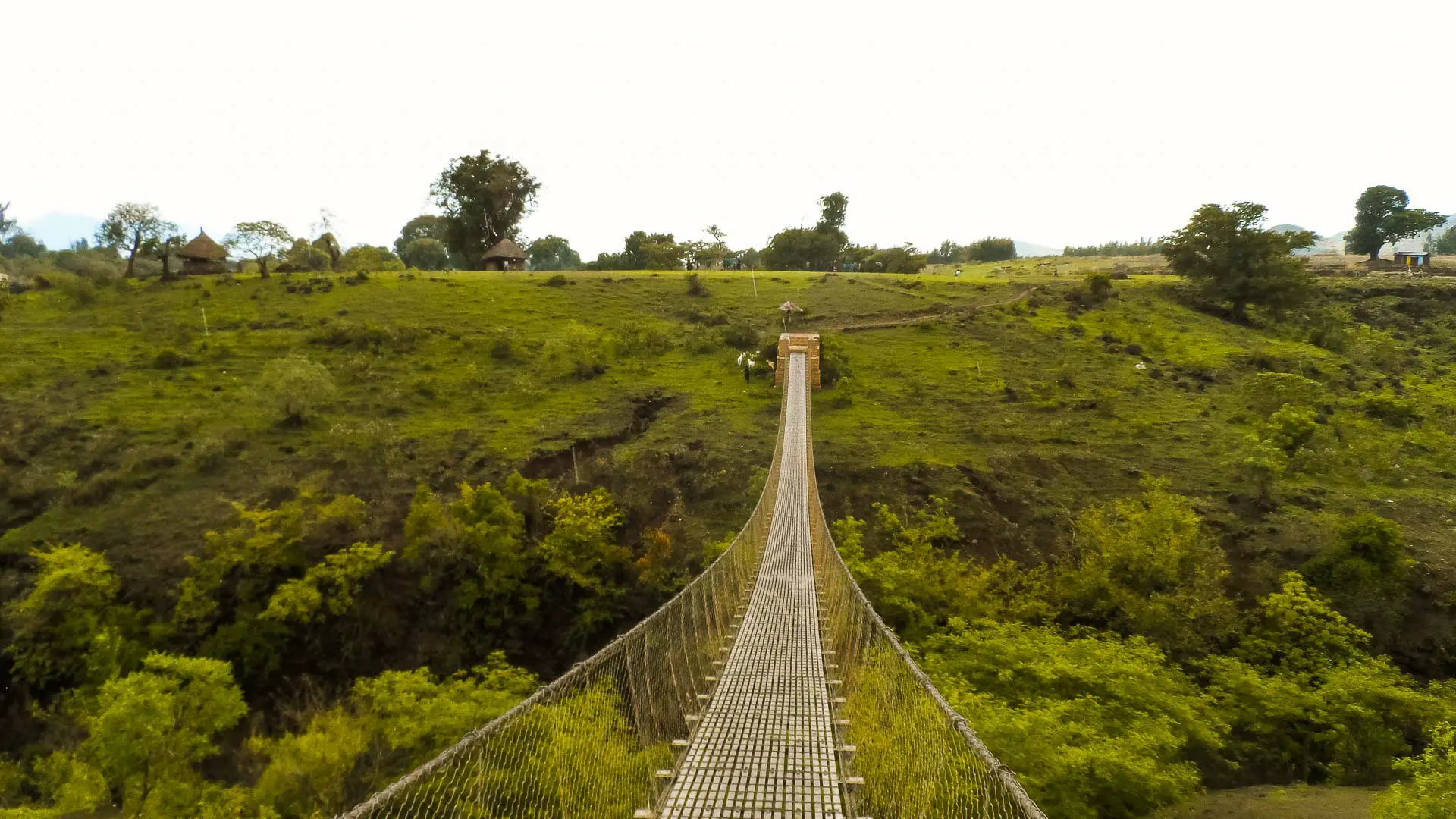 Hangbrug, Bahir Dar, Ethiopië